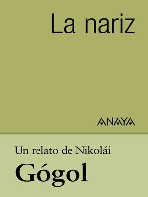 cover image of Un relato de Gógol